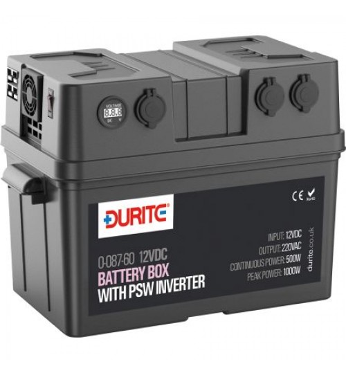 Battery Box with PSW Inverter Charger 08760